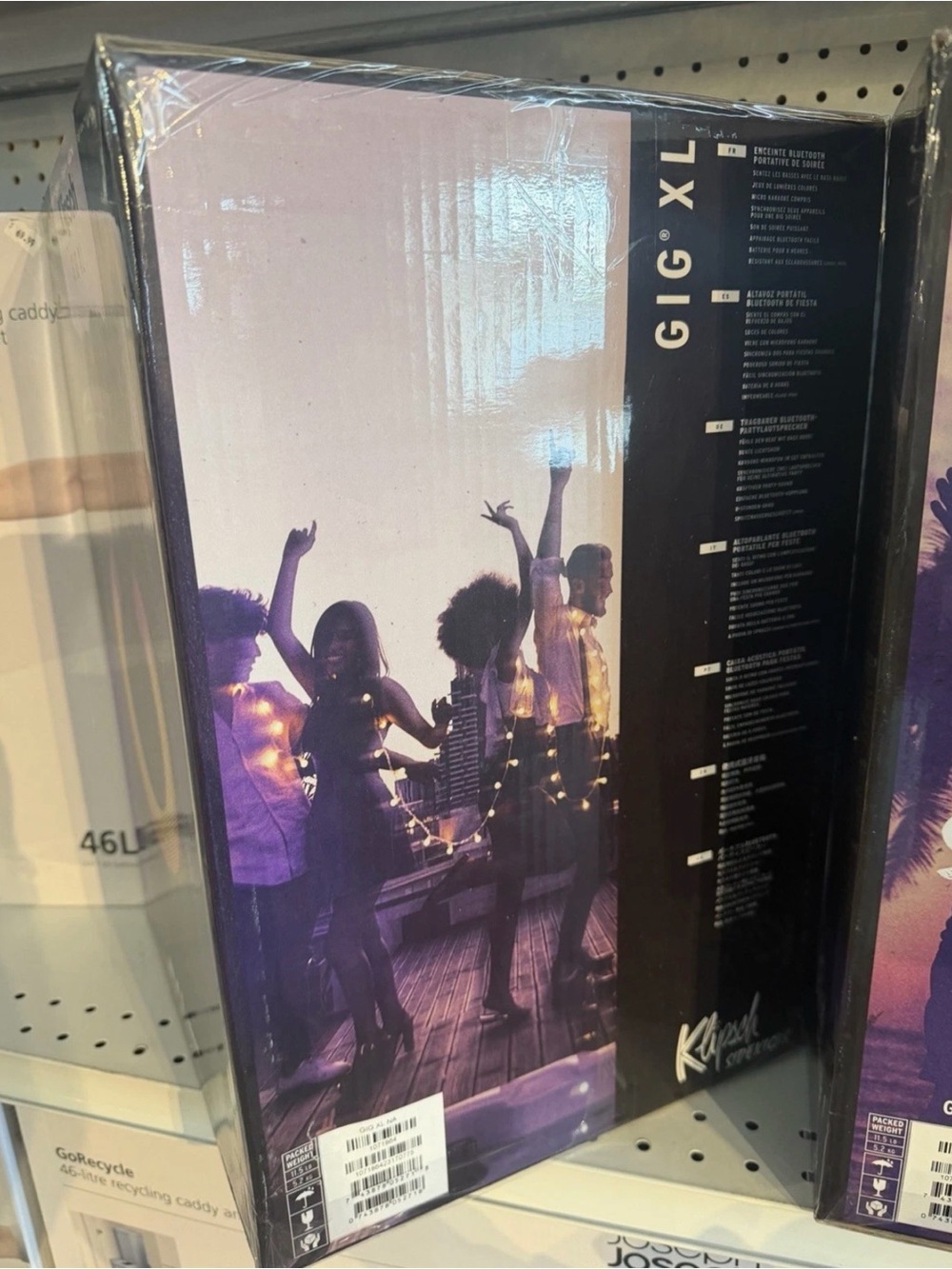 Klipsch GIG XL LED Panel in Purple and Black